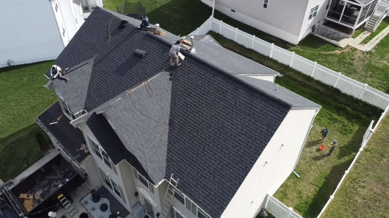 Full architectural shingle replacement